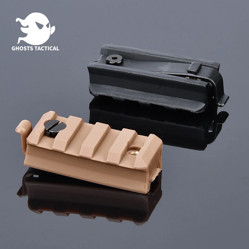 Tactical Fast Helmet Side Rail Adapter guida Picatinny accessori per binari da 20mm torcia elettrica arma Scout Light Base di montaggio in plastica