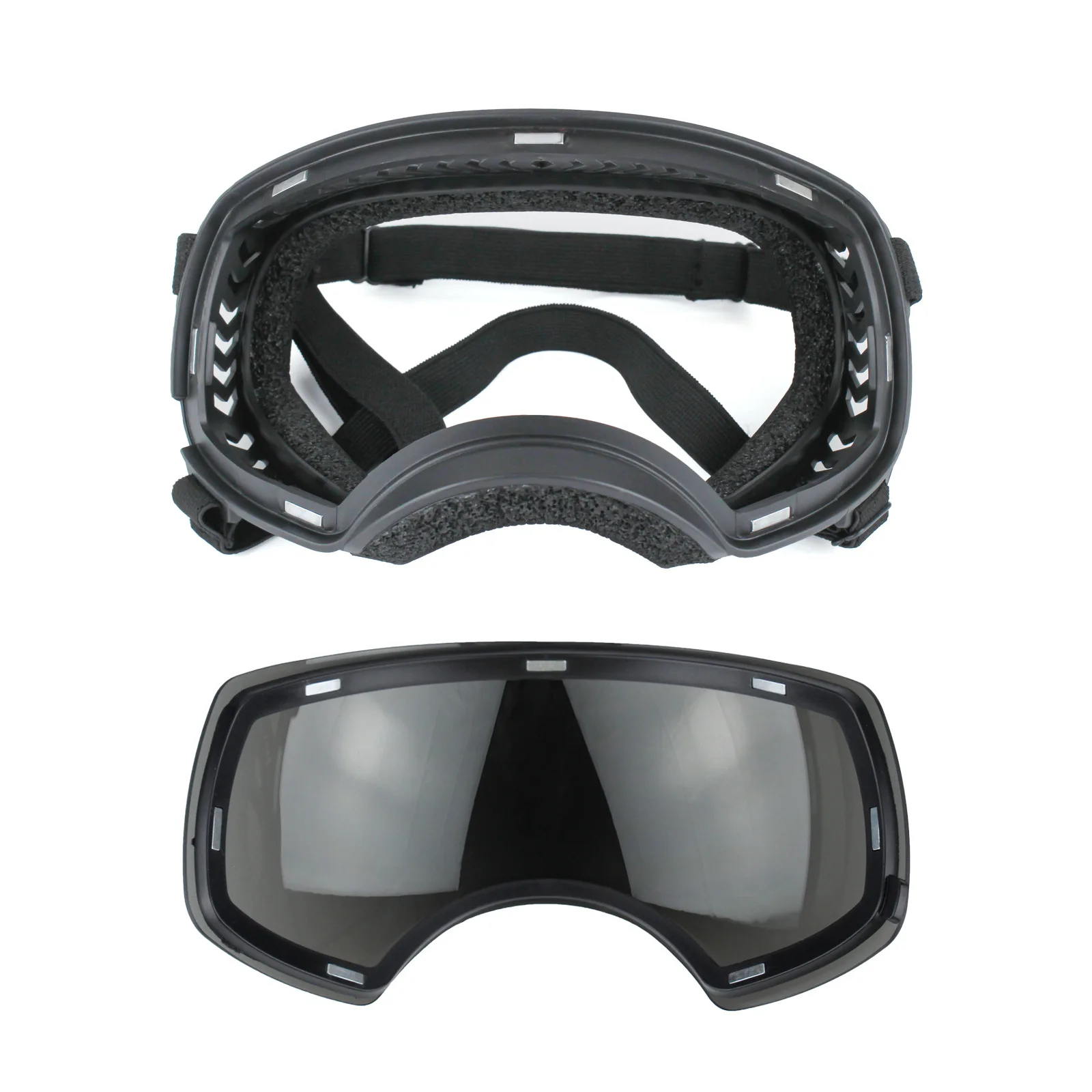 

New motorcycle riding magnetic pet glasses large dog goggles windproof snowproof detachable ski goggles