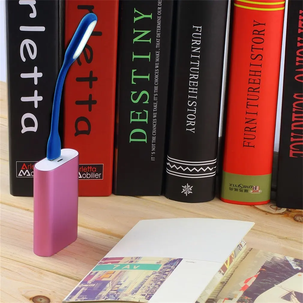 HOT Mini USB Protect Eye Computer Lights Flexible Portable USB LED Light Mini Lamp For Computer Laptop Notebook PC Power Bank