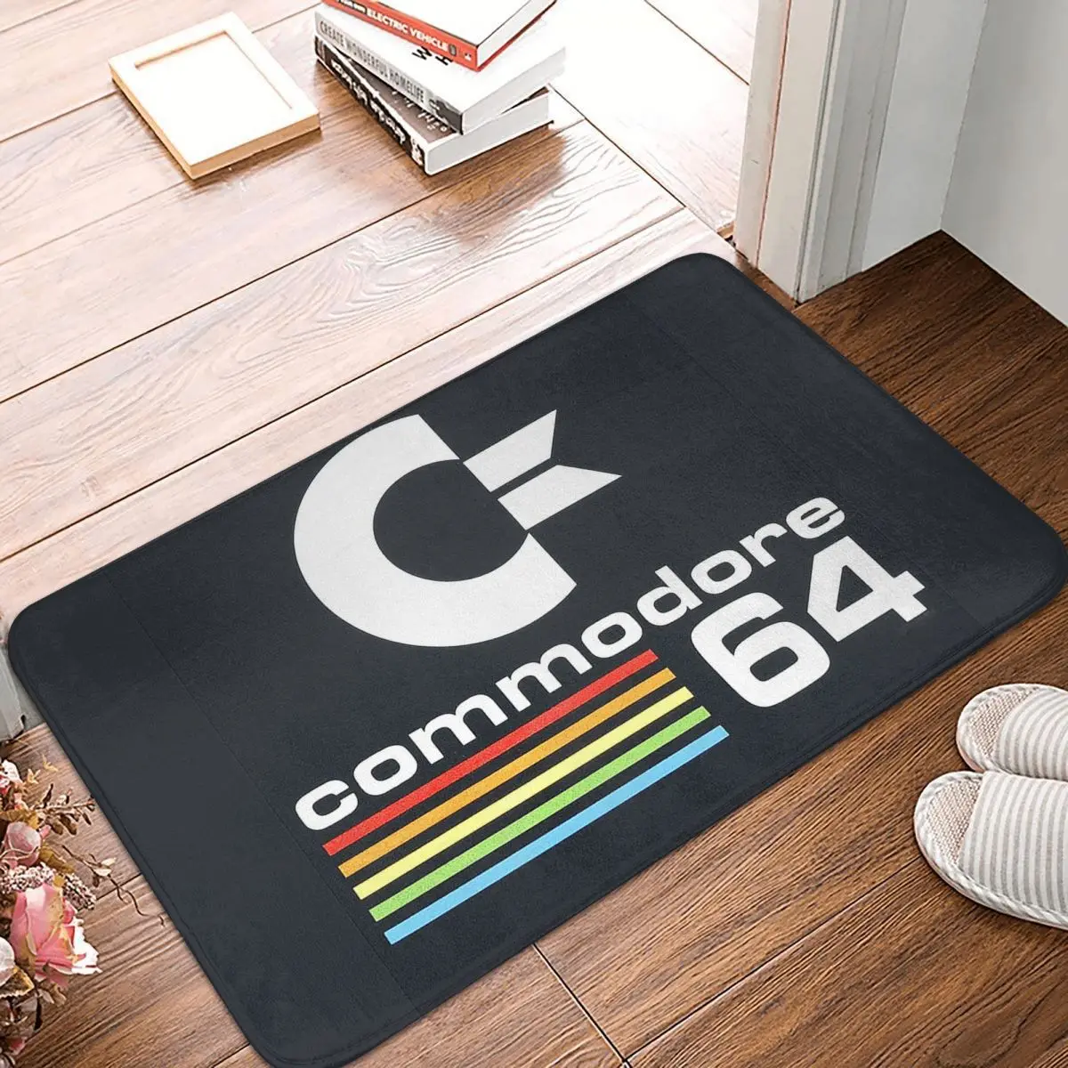 Retro Commodore 64 Bathroom Mat C64 Light Doormat Kitchen Carpet Entrance Door Rug Home Decor