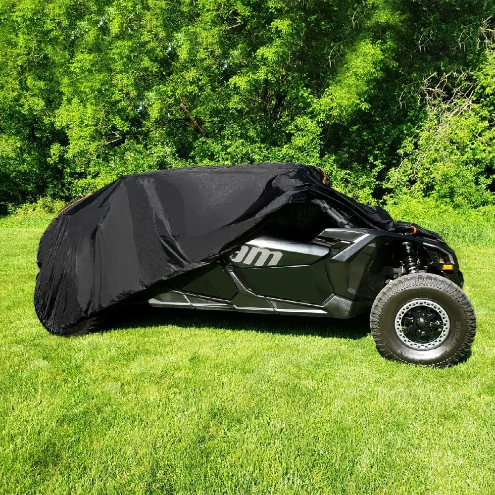 UTV For Can-Am Maverick X3 Max Compatible with Polaris RZR General Ranger for Kawasaki 450x185x160cm Vehicle Storage Cover