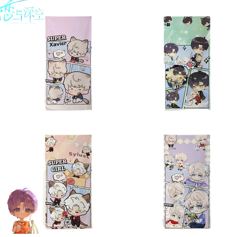 

Love and Deepspace Cartoon Cute Background Cloth Creative Home Bedroom Decoration Hanging Cloth Game Peripheral Gift Wholesale