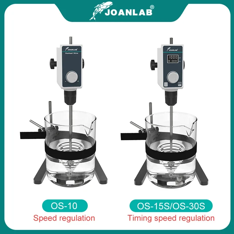 JOANLAB 실험실 전기 교반기, 디지털 디스플레이 오버헤드 교반기, 높이 조절 가능, 실험실 장비, 110V ~ 220V