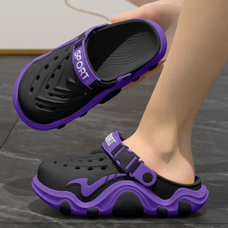 Arch Supported Perforated Shoes for Men, 2026 New Summer Wear, Non Slip, Wear-Resistant, Breathable Beach Sandals - view 3
