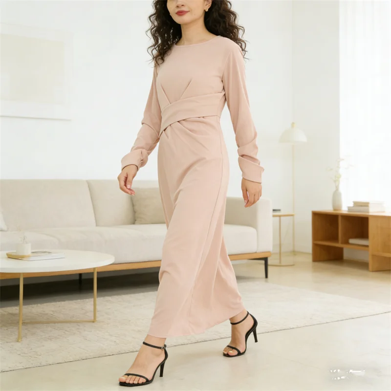 

Ramadan Eid Abaya Dubai Kaftan Turkey Muslim Modest Dress Caftan Women Kebaya Robe Femme Musulmane Islam Clothing Jalabiya Gown