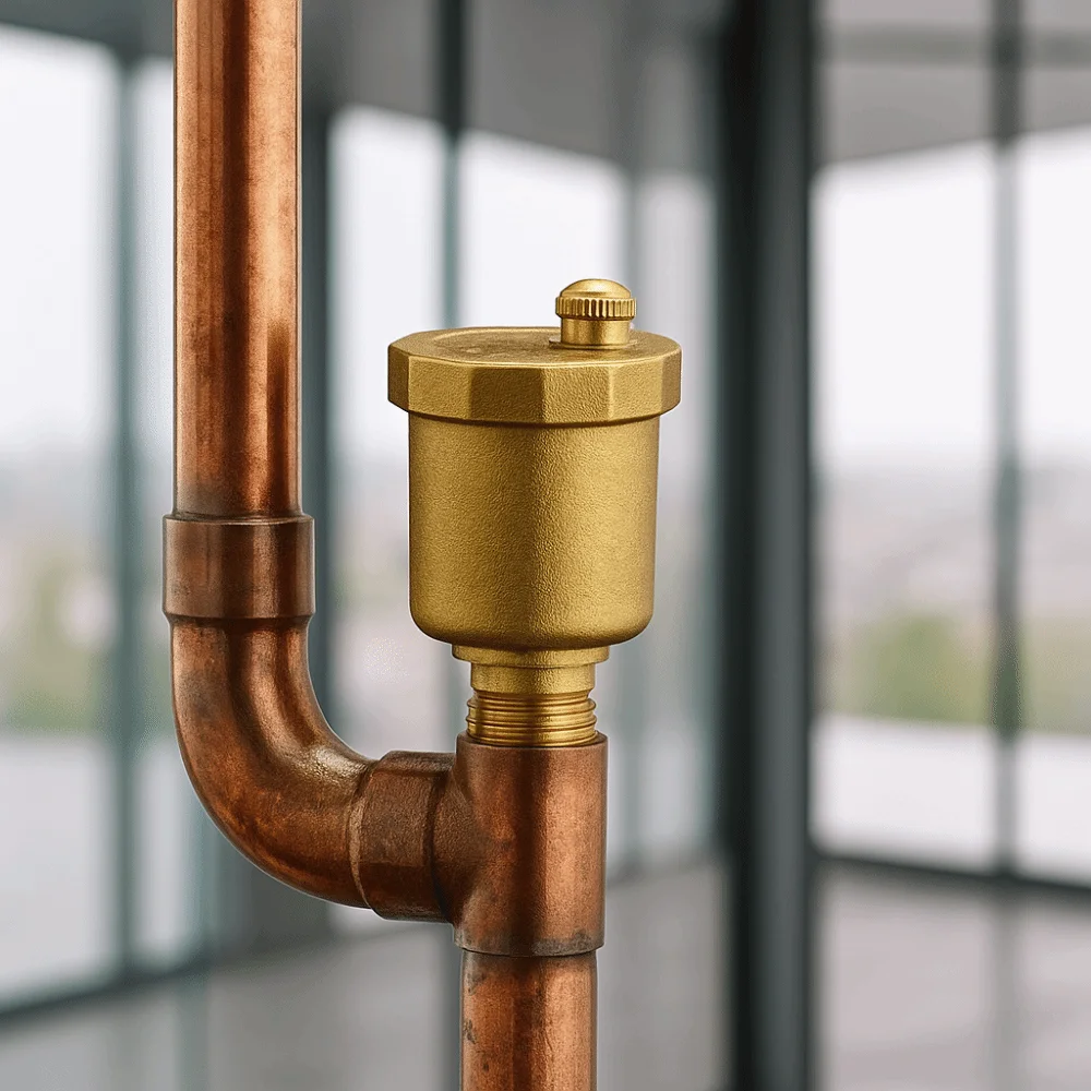 Brass Material Automatic Exhaust Release Valve Automatic Operation Standard Male Thread Solar Water Heater Valve