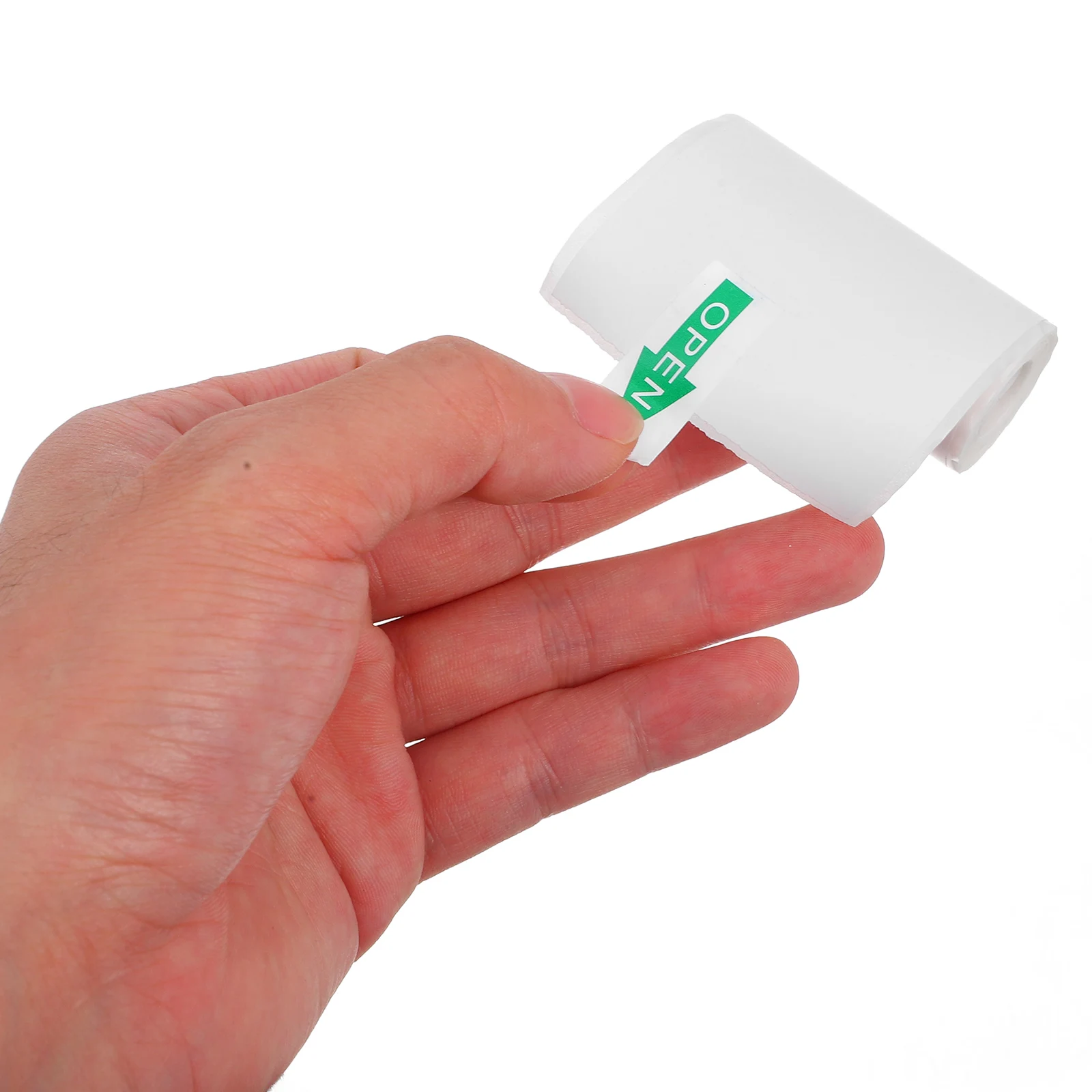 

5 Rolls Thermal Paper Roll Self-Adhesive Sticker Cash Register Till Paper Roll for Supermarket Restaurant Office Bank