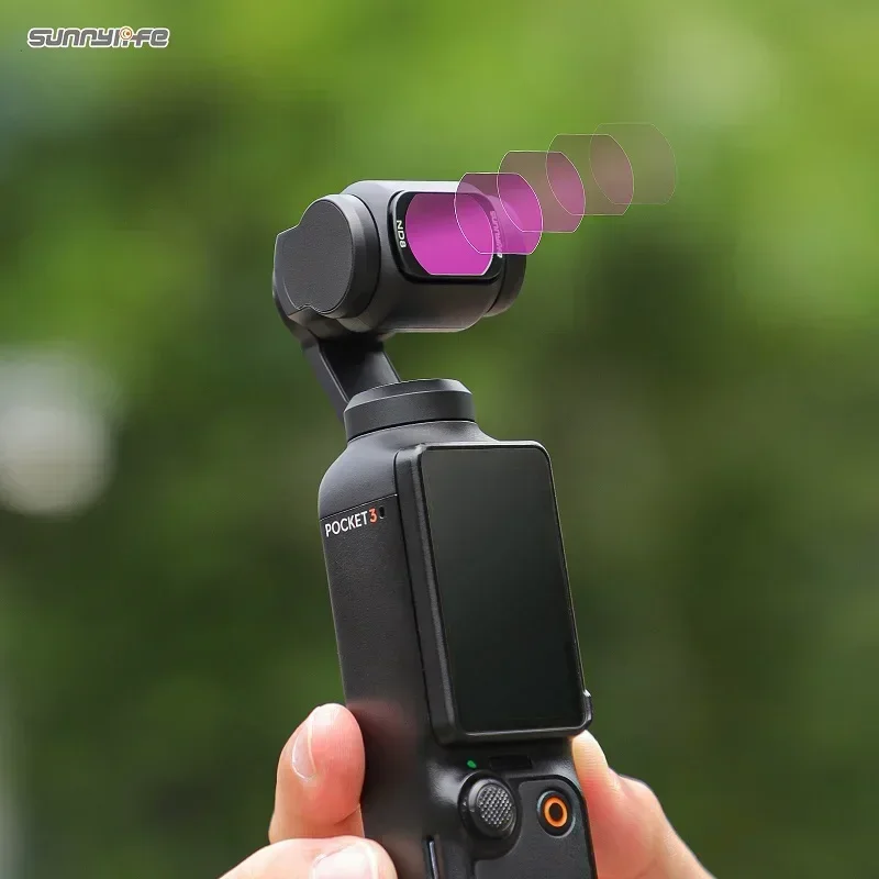 Filter lensa untuk DJI Pocket 3 Filter lensa Set ND8/16/32/64/NDPL UV CPL untuk Osmo Pocket 3 Aksesori Gimbal kamera genggam