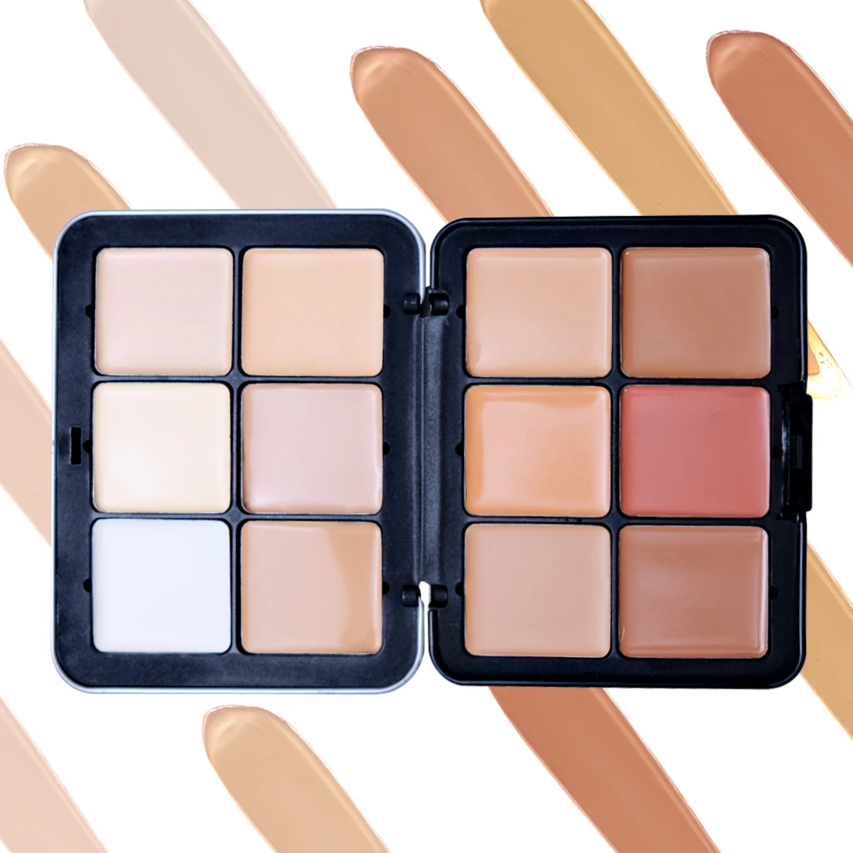 Face Secret 12 Color Concealer Palette, Waterproof Moisturizing Concealer Cream, Covering Acne Dark Circles Long Lasting