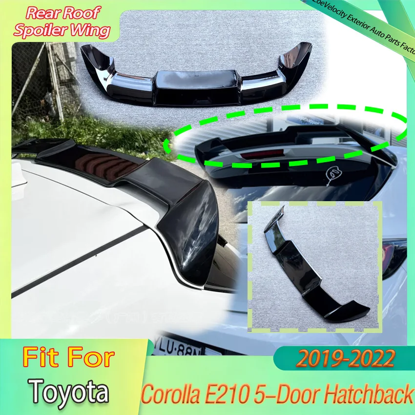 Rear Trunk Spoiler Wing Lip for Toyota Corolla E210 5-Door Hatchback 2019 2020 2021 2022 Airfoil High Quality Body Kit Tuning