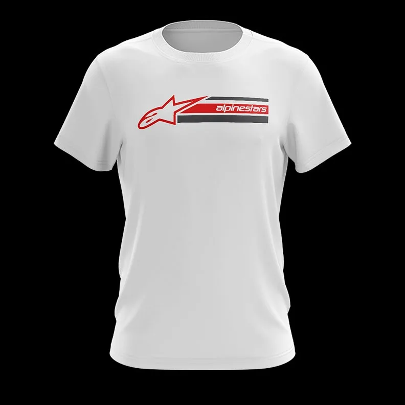 

C2 BAJU MOTOR RIDE ALPAN A LOGO DESIGN RACING SUPERBIKE RARE KAIN COTTON Fashion American Street Short Sleeve Men's and Women's
