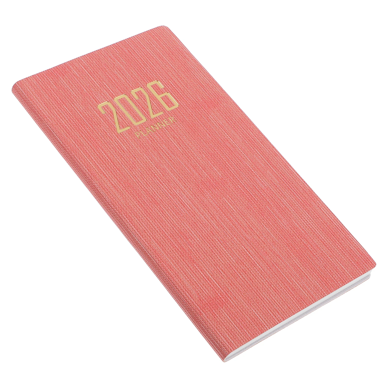 

Mini Schedule Daily Planner Notebook A6 Pink Portable Monthly Weekly Personal Office Travel PocketReusable Notepad