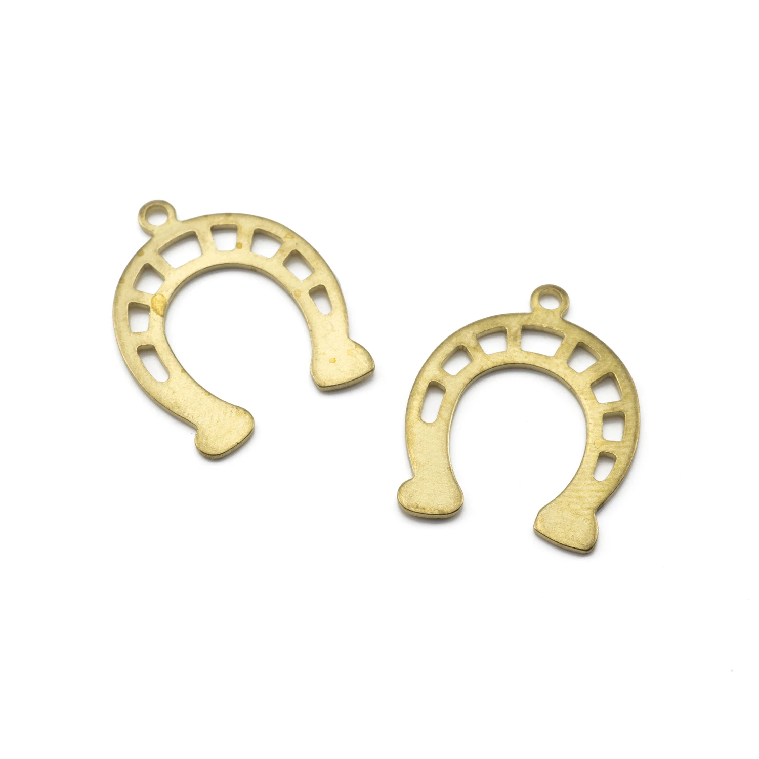 

10Pcs/Lot Brass Horseshoe Charms U Shaped Pendant Diy For Bracelet Earrings Jewelry Making Supplies Accessories Wholesale