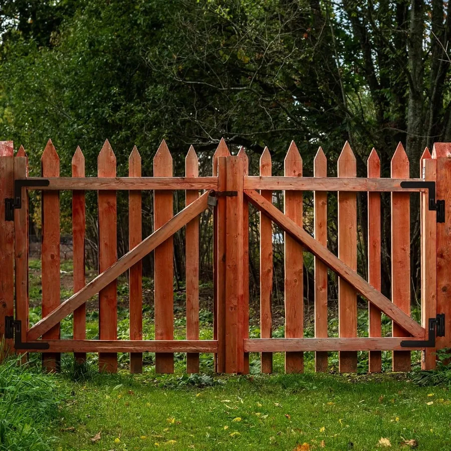 16 عبوة من 8 أزواج من مفصلات مصراع الصلب العمياء 11 16 بوصة مصراع الحديد المطاوع الأسود يرفع المفصلات القابلة للعكس للخدمة الشاقة