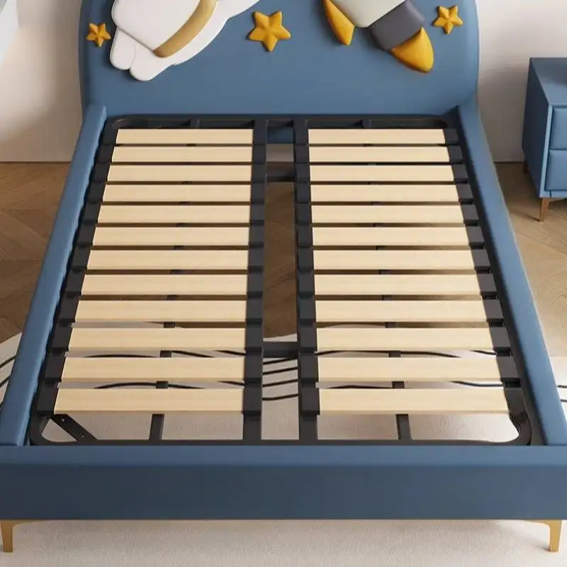Günstige Aufbewahrungs-Kinderbetten, einfache Luxus-Sicherheits-Kinderbetten aus Holz, individuelles Design, modern, beleuchtet, Pour Enfants, Möbel für Zuhause