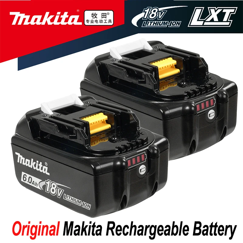 

original Makita 18V 6.0Ah rechargeable battery for Makita BL1840 BL1840BBL1830 BL1830B BL1850 BL1850B power tools 100% imported