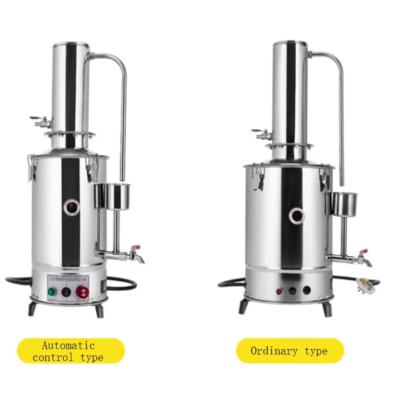 Lab Pure Water Distiller Electric Stainless Moonshine Still Filter And 29pcs 24/40 Chemistry Glassware Kit