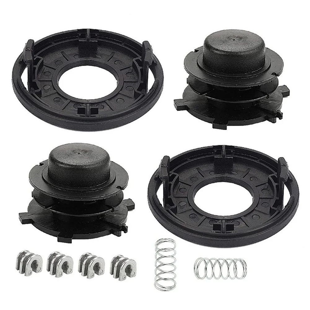 Lawn Mower Spool Cover Grass Trimmer Repair Kit For Smooth Lawn Care Plastic And Metal Construction High Durability Materials