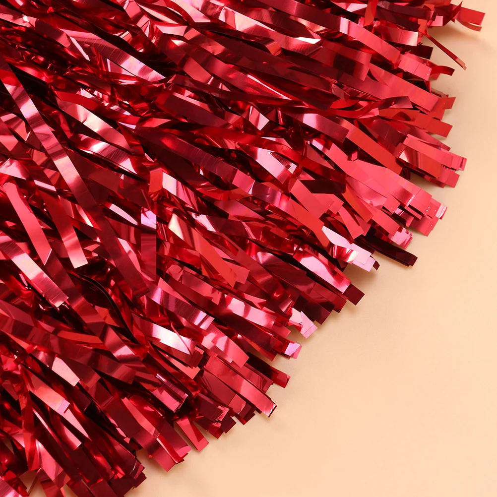 10 قطع المشجع بوم بومس 25 جرام البلاستيك خفيفة الوزن لامعة الذهب الأزرق الأرجواني الملونة فريق الرقص المنافسة الرياضية #4