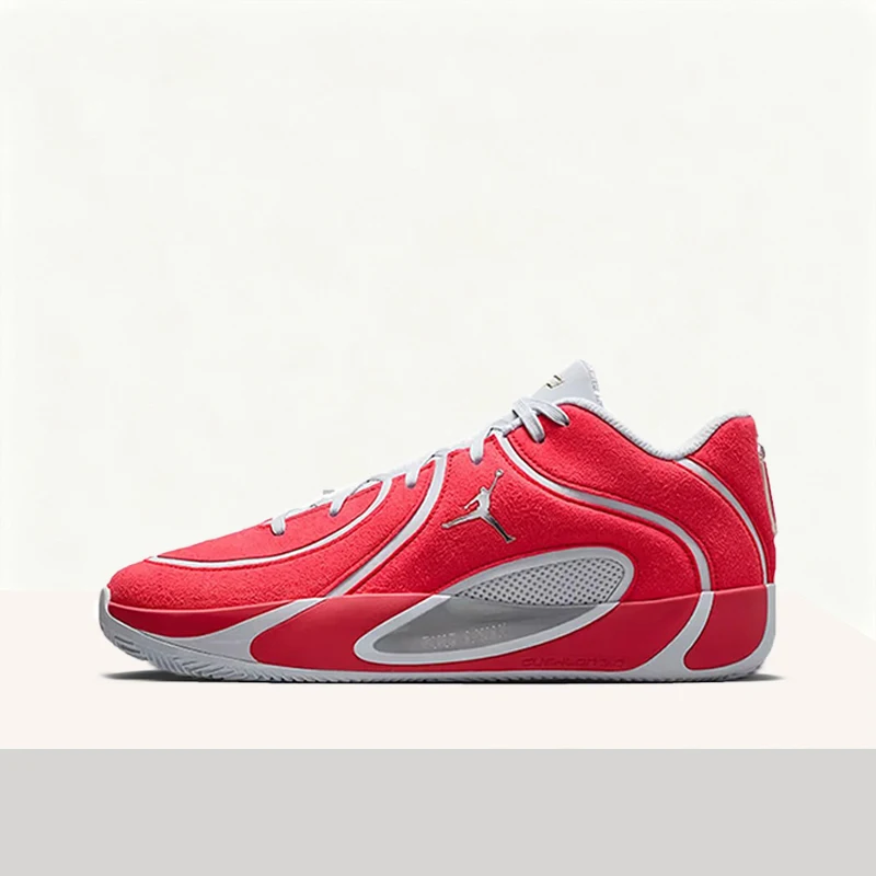 Nike Jordan Tatum 4 Premium PF Men's Basketball Shoe - Red/Grey Stylish, Comfortable, Durable, Supportive, Responsive IO5031-600