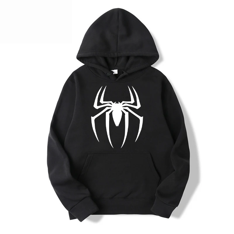 2026 Autumn/winter men's new spider sports printed hoodie pullover hoodie men's casual designer sports casual pullover