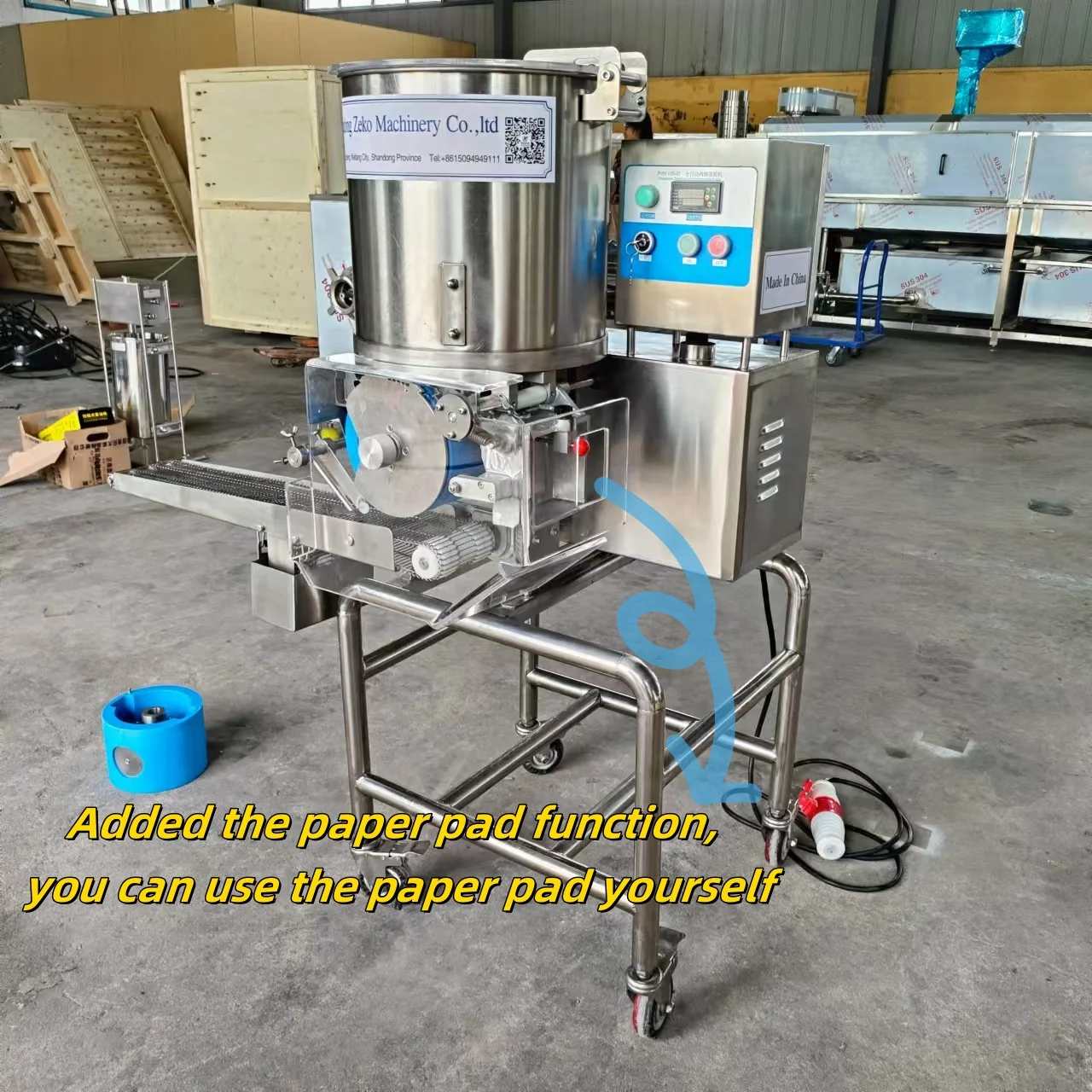 Automatic Hamburger Patty Maker Factory Burger Forming Machine for Hotels and Restaurants Fish Type