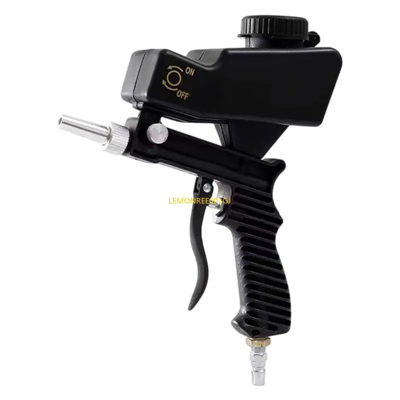 

M4YC Gravitys Pneumatic Sandblasting Guns Sand Blasters with Adjustable Pressure for DIY Projects and Surfaces Cleaning