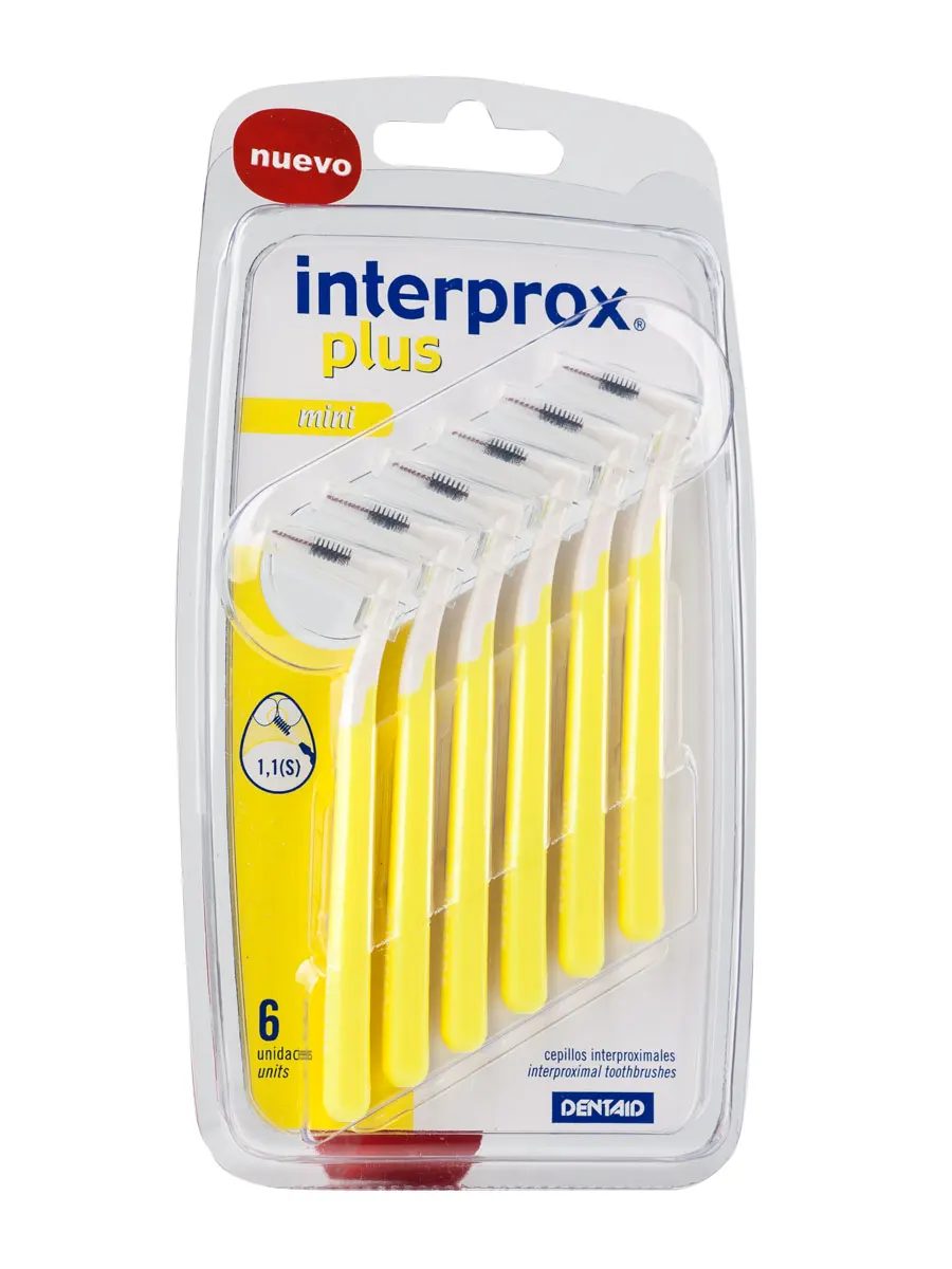 Vitis interprox plus mini-brush for interdental spaces mini