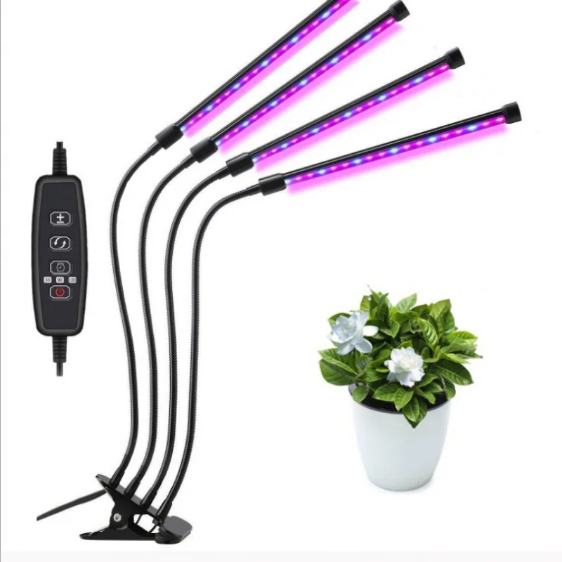 IndoorLEDClip Plant Growth LampUSBDimming Timing Full Spectrum Seedling Fill Light Landscape Lamp