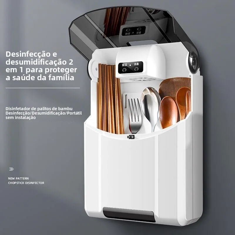 support-mural-de-cuisine-pour-baguettes-cuilleres-et-ustensiles-avec-egouttoir-et-etagere-de-presentation-en-plastique