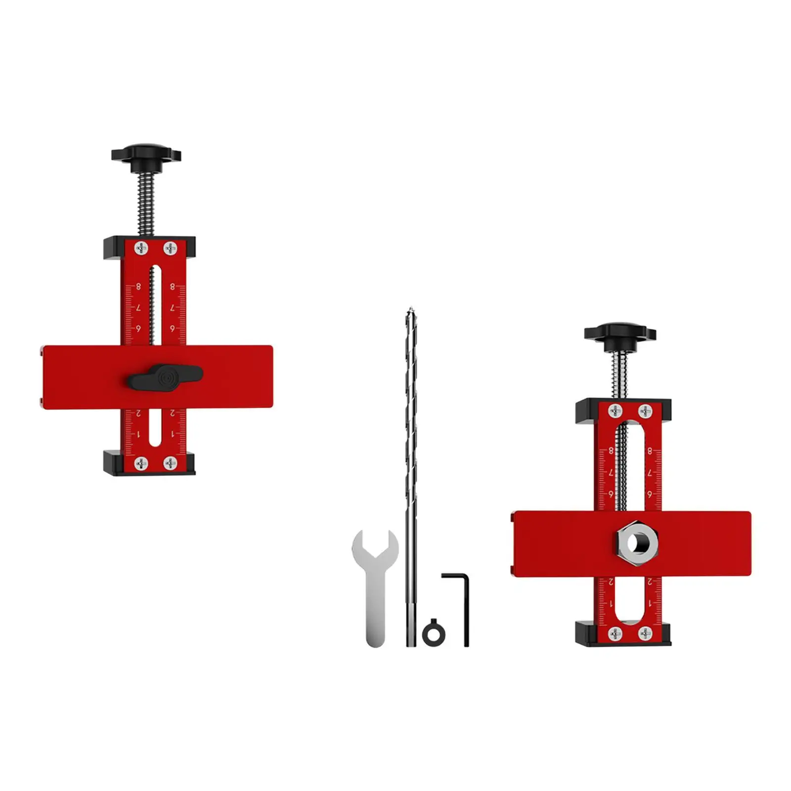 Cabinet Door Mounting Jig Multipurpose for DIY Projects Easily Adjustable Aluminum Alloy Cabinet Door Installation Position