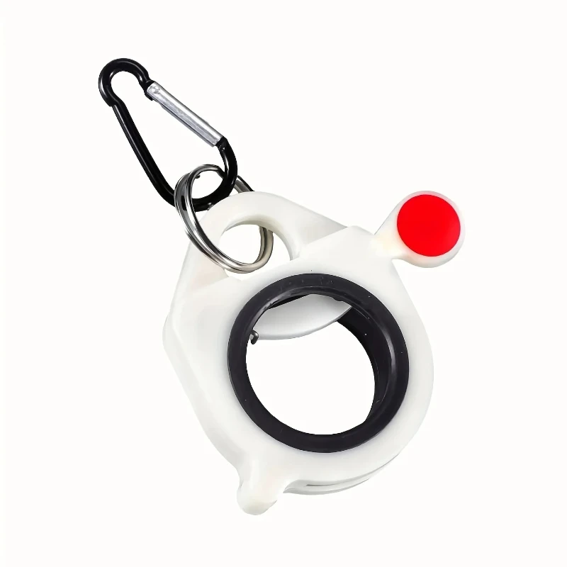 Cable Tie Holder with Carabiner Glow in Dark Portable Zip Tie Organizer for Home Office Workshop-Strap Clip Durable