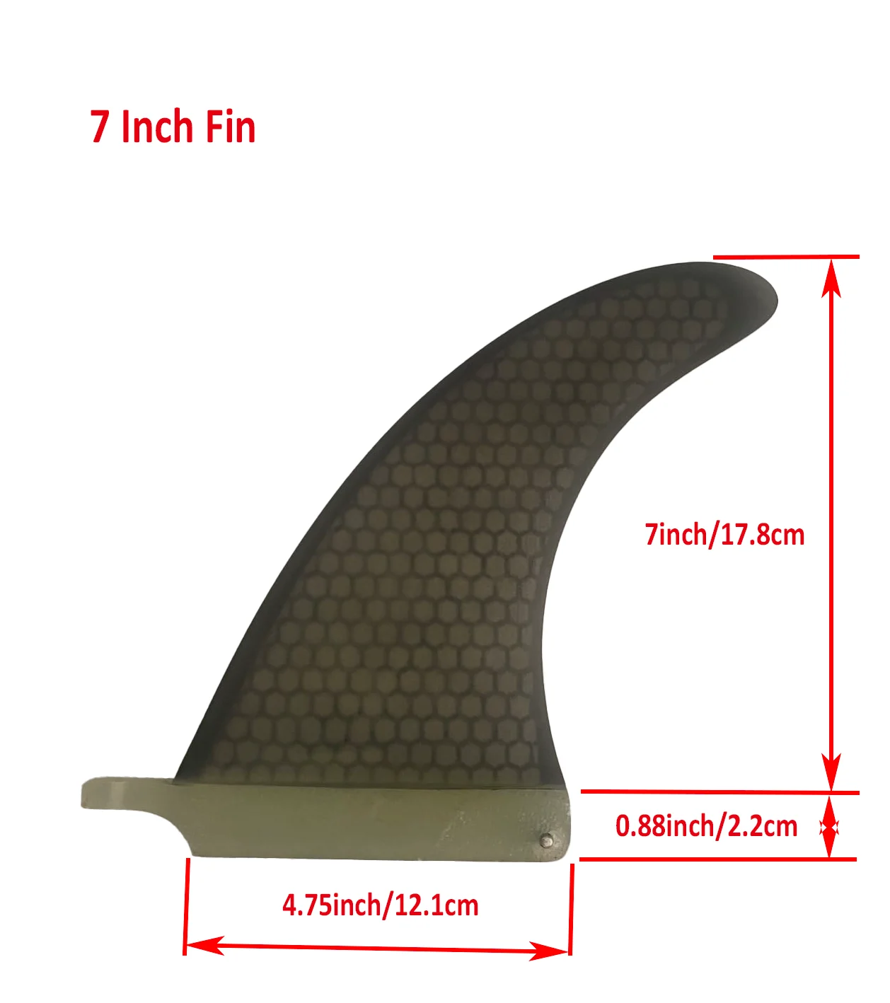 7/8/9/10 Zoll Surf Fin Honeycomb Fiberglas SUP Board Fin Für Surfbrett Longboard Surfen Wasser Sport Zubehör – Detail 2