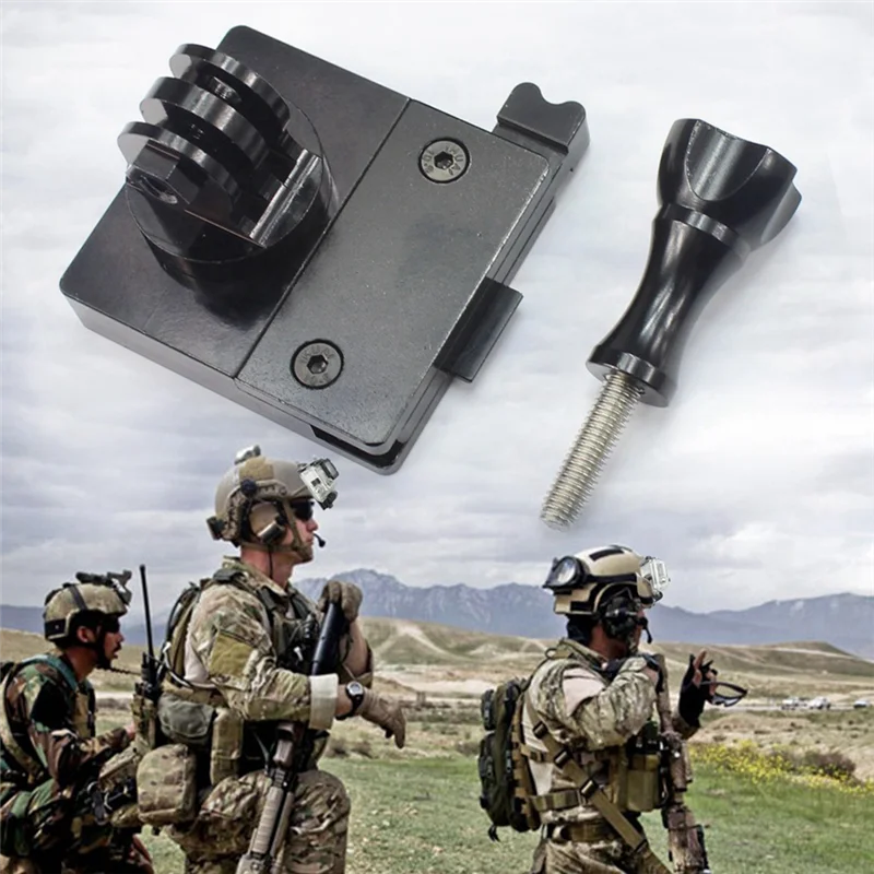 หมวกกันน็อคผู้ถือเซลฟี่การถ่ายภาพวงเล็บหมวกกันน็อคฐานคงที่เหมาะสําหรับอุปกรณ์เสริม Gopro12/11-AAAE