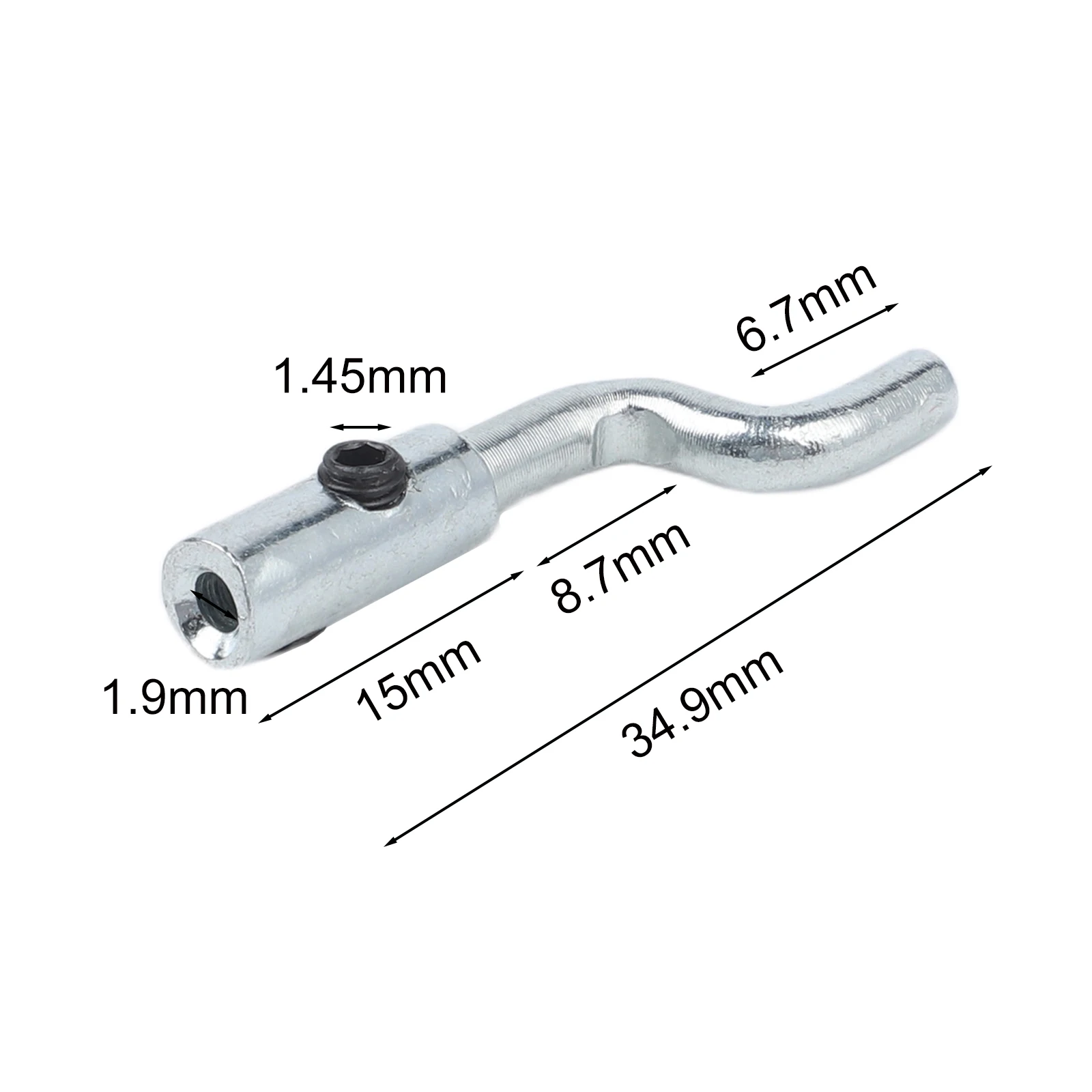 Adjustable Cable End Throttle Cable End Steel Construction Rust Resistant Finish Wear Resistant For Lawn Mowers