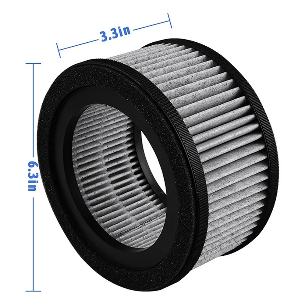 For Crane 5068 Air Purifier HEPA Replacement Filter H13 True Grade Carbon Infused for washable Pre for Indoor