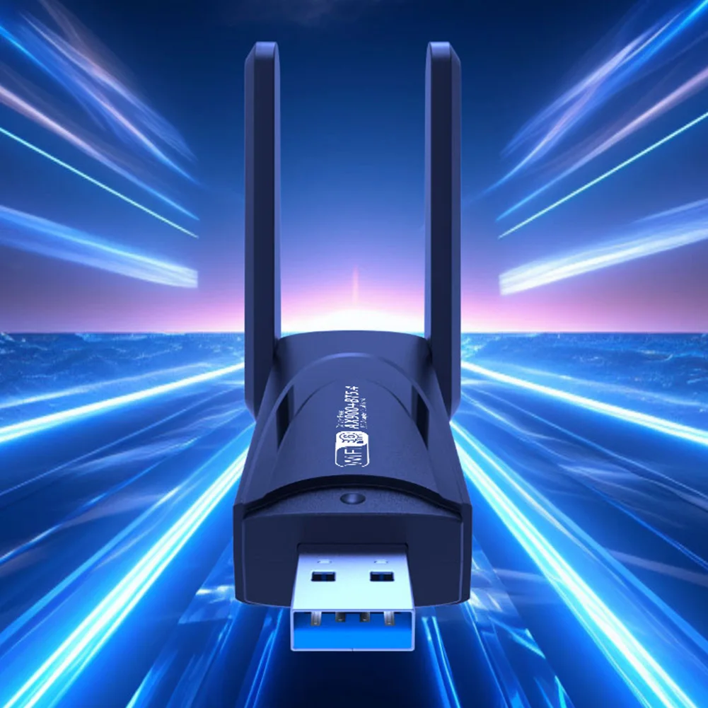USB-адаптер Wi-Fi, сетевая карта 900 Мбит/с, Bluetooth-совместимый беспроводной Wi-Fi-приемник, USB-ключ, сетевая карта для настольного портативного ПК