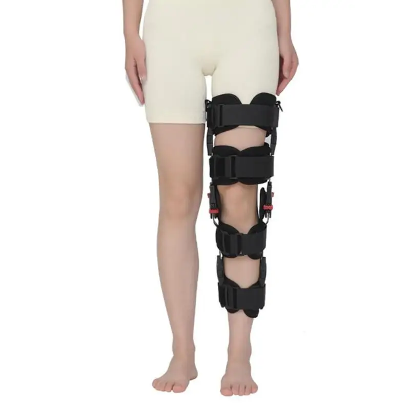 HUA Orthopedic Support Stabilizer Surgery Adjustable Hinged Knee Brace Knee Joint Fixation Stretcher Leg Recovery Stabilizers