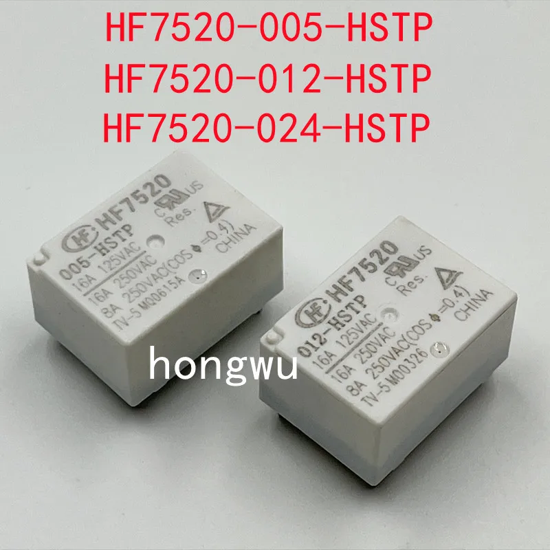 

100% Original New 1PCS/ HF7520-005-HSTP HF7520-012-HSTP HF7520-024-HSTP relay 16A 4pins