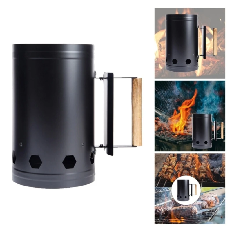 High Efficiency Metal Burning Bucket For Home And Camping Barbecue HX6C