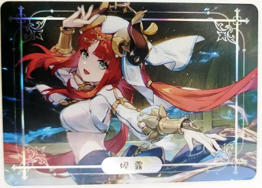 Anime Goddess Story SSR series Hutao Himeko Barbara Gunnhildr Beelzebul Nilou collection card Children's toys Board game card