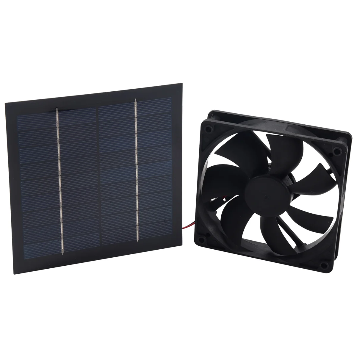 BISM1 20W 12V Panel Solar extractor de aire Mini ventilador Panel Solar ventilador alimentado para invernadero de casa de pollos para perros
