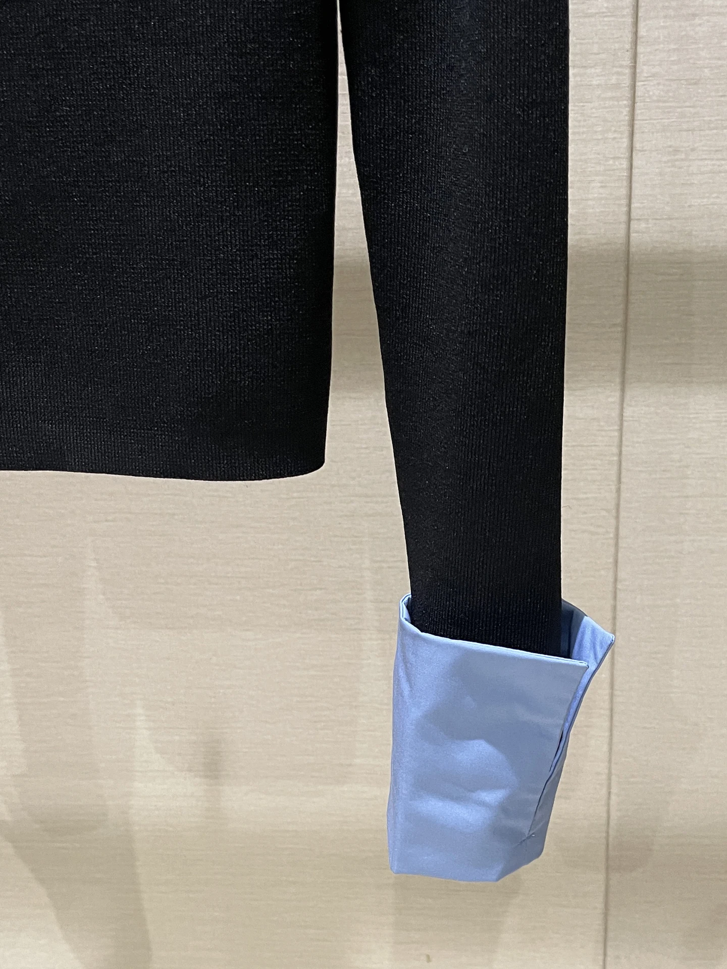 Único retalhos de malha irt design casual sle oulder barrado falso top feminino de duas peças para outono e inverno amigo da pele...