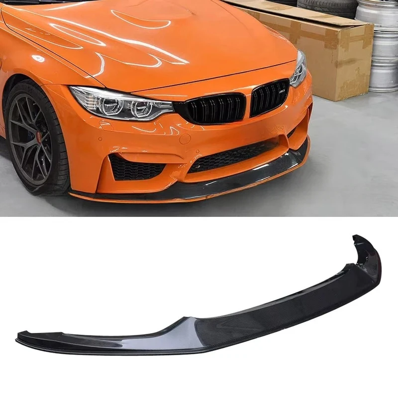 

OMS Type Carbon Fiber Auto Front Bumper Lip Chin Spoiler Winglet Sp for F80 M3 F82 M4