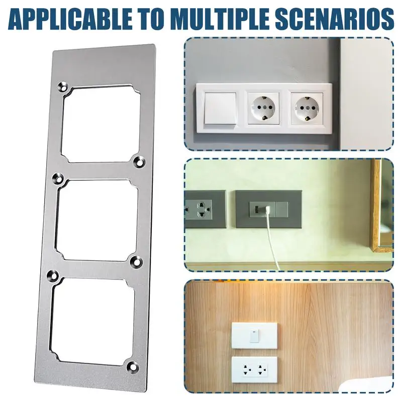 Socket Template Model Tool 86 Type Socket Bottom Box Lightweight Carpentry Decoration Opening Template Electrical Outlet