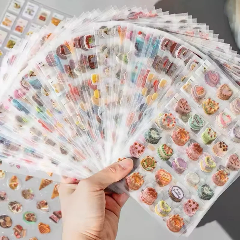 Mr Paper, 6 uds., pegatinas decorativas Vintage para tienda de frutas y aperitivos para álbum de recortes, pegatinas para diario Kawaii, papelería, productos para estudiantes