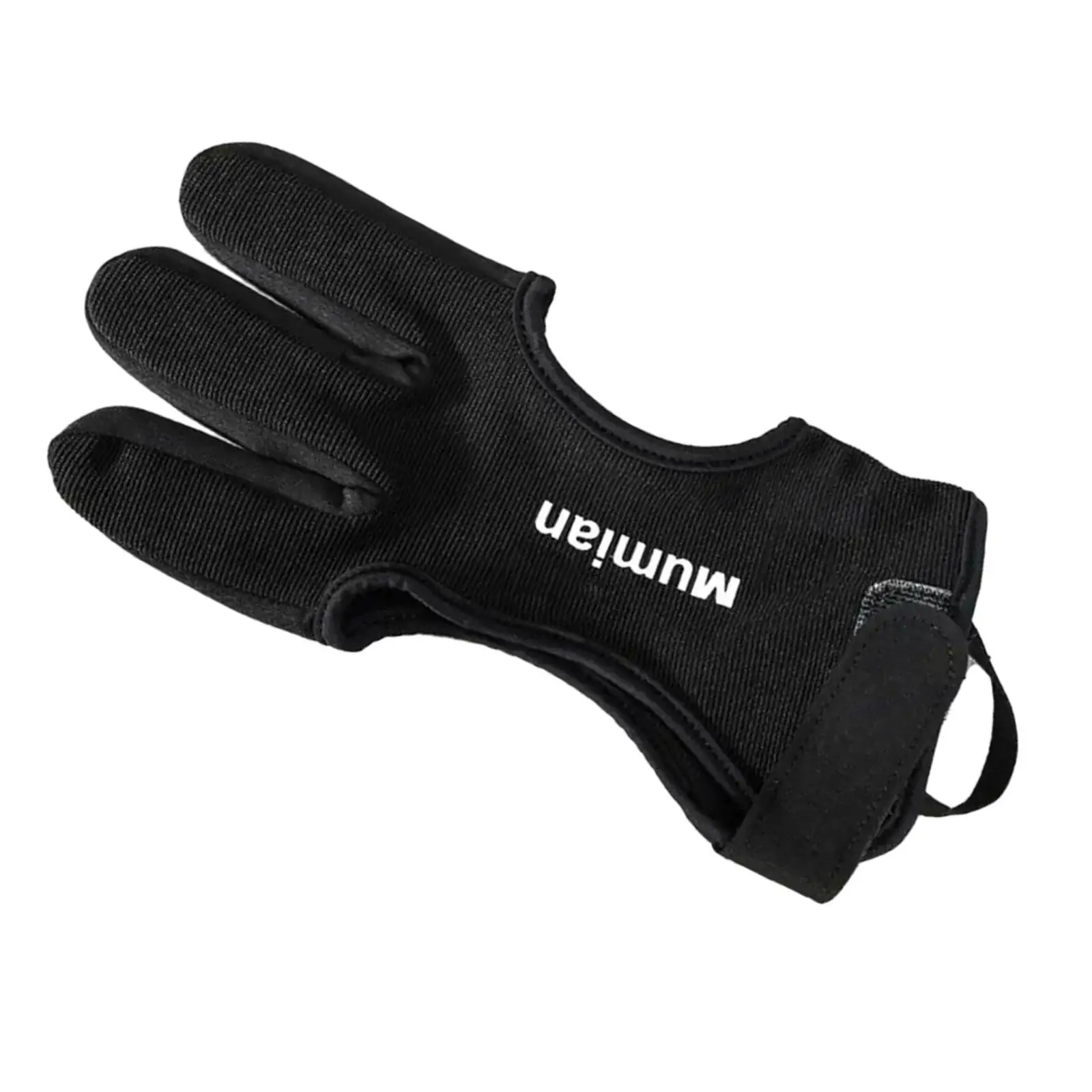 Archery Gloves Three Finger Protector Padded Tips Hunting Glove Leather Accessory for Outdoor Sports
