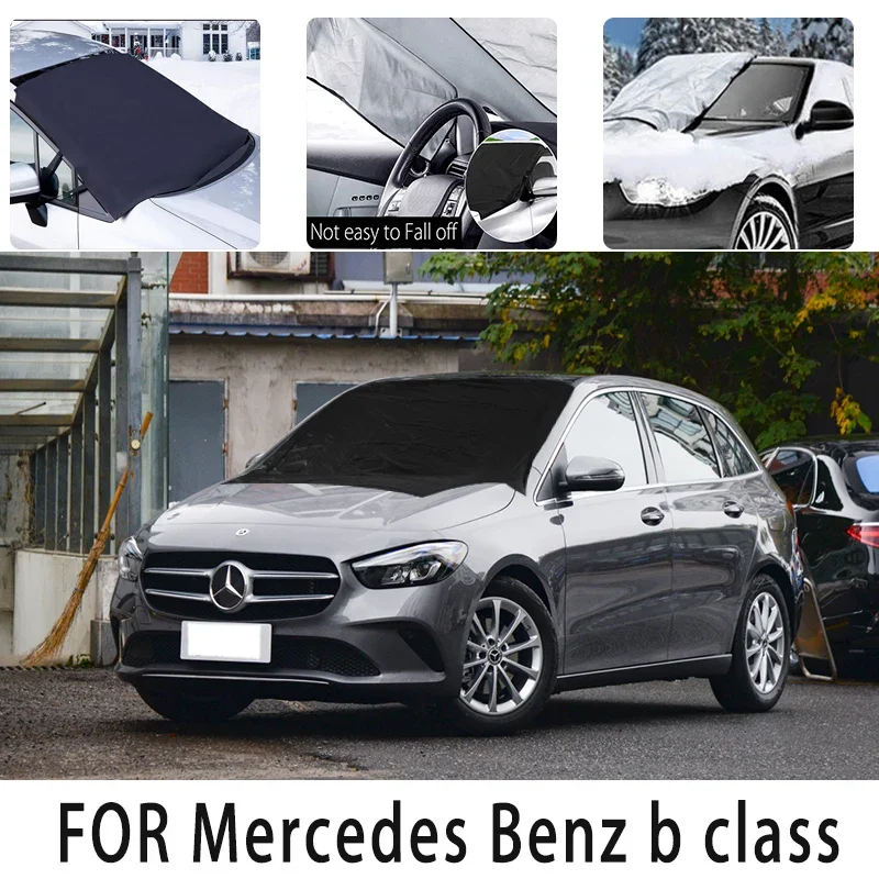 

Carsnow cover front coverfor Benz b class snowprotection heat insulation shade Sunscreen wind Frost prevention car accessories