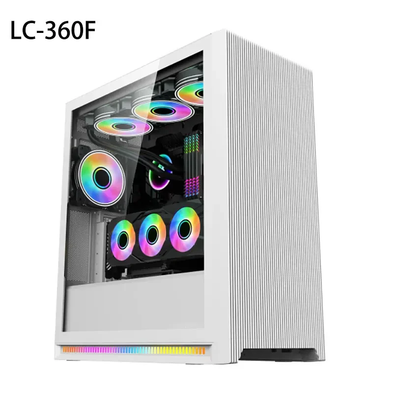 2023 ATX i9 12900k 4090 caja de torre completa para juegos de ordenador caja de pc caja de juegos de vidrio templado para computadora