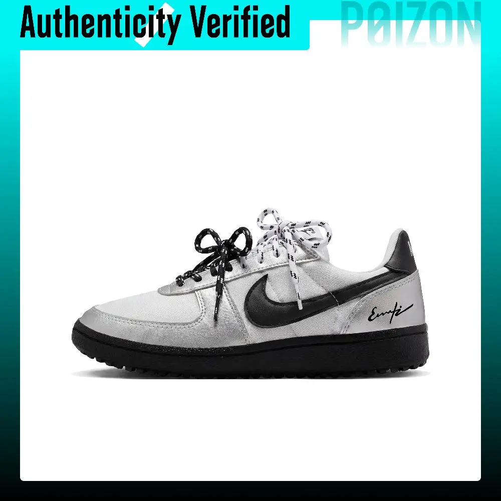 Nike Field General Casual Shoes Unisex Low-top White/Silver/Black FZ5593-105(Team2566-）
